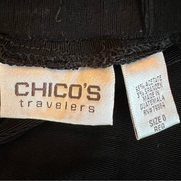 Chico's Travelers Black Pants Size Small - Picture 5 of 11